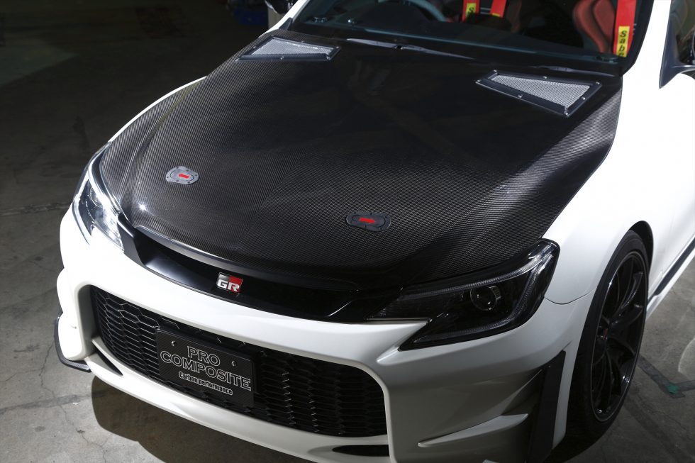 トヨタ マークX GRX130 ハイブリッドクーリングボンネット